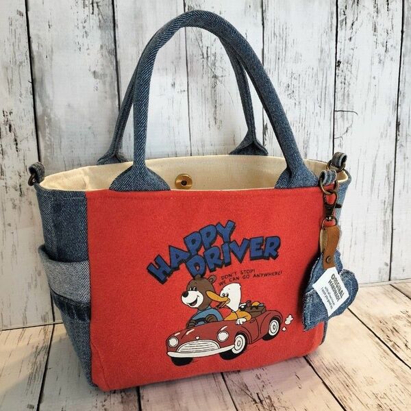 ハンドメイド バッグ デニムバッグ トートバッグ