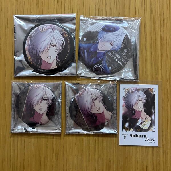 逆巻 スバル DIABOLIK LOVERS FARFALLA LUCIO 缶バッジ 他