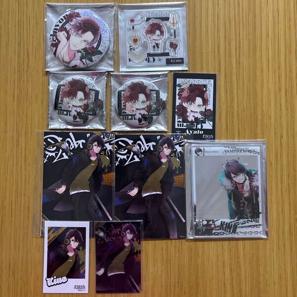 逆巻 アヤト キノ DIABOLIK LOVERS Charm Flavor ホロ缶バッジ 他
