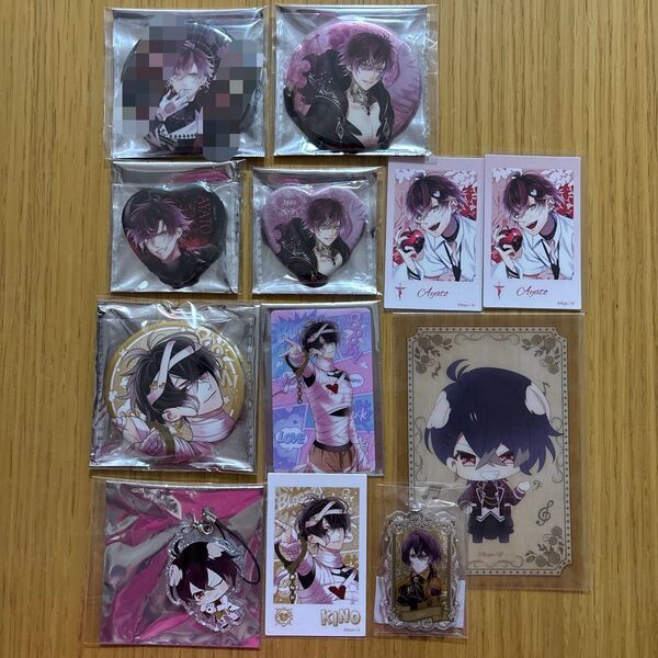 逆巻 アヤト キノ DIABOLIK LOVERS FALLEN ANGELS ホロ缶バッジ 他