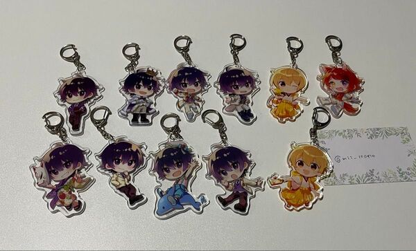 すとぷり グッズ アクリルキーホルダー ラバーストラップ セット 缶バッジ