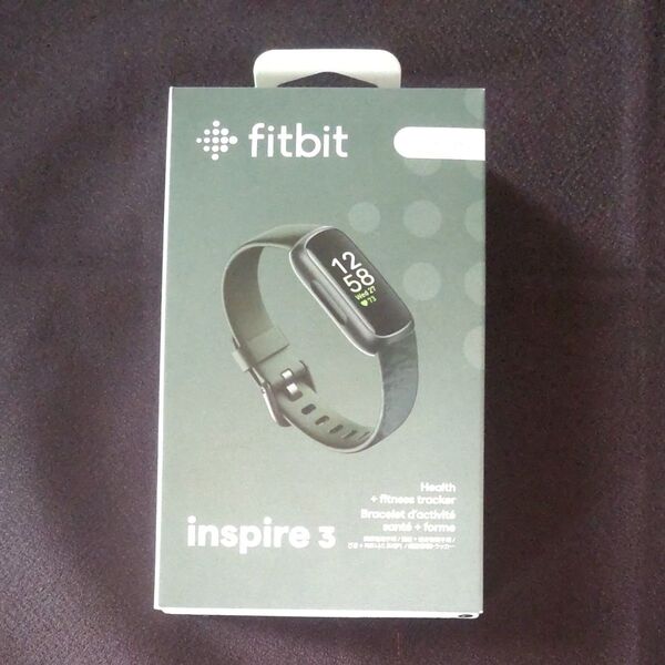 Fitbit Inspire3 ブラック フィットビット スマートウォッチ