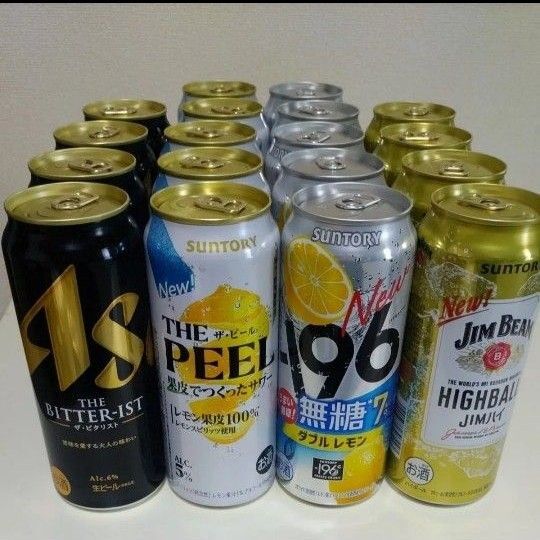 サントリー アサヒ ビール チューハイ ハイボール チュウハイ 500ml 詰合せ 18本