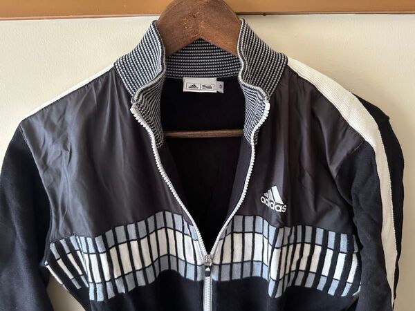 adidas ジャージ トラックジャケット ブラック ホワイト グレー ゴルフ golf 長袖 送料無料