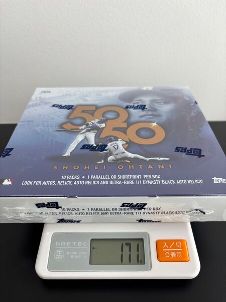 【軽量171g】新品未開封Topps MLB 大谷翔平50/50 1box(シュリンク付き) 50-50記念ボックス
