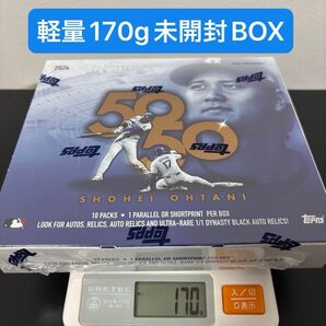 【希少軽量170g】新品未開封Topps MLB 大谷翔平50/50 1box シュリンク付 記念ボックス