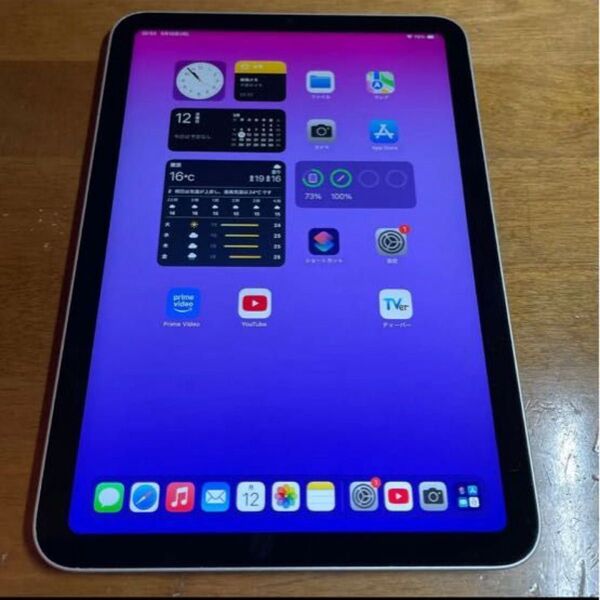 ipad mini6 wifi版 64GB スターライト バッテリー実測99%