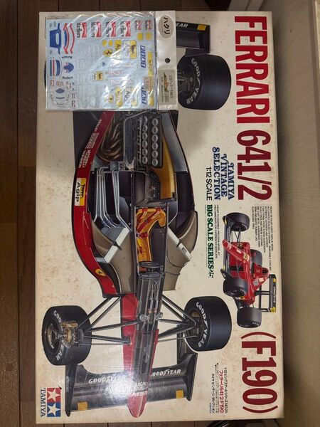 TAMIYA フェラーリ641/2 F190 プラモデル 1/12 未使用 ハクリデカール付き