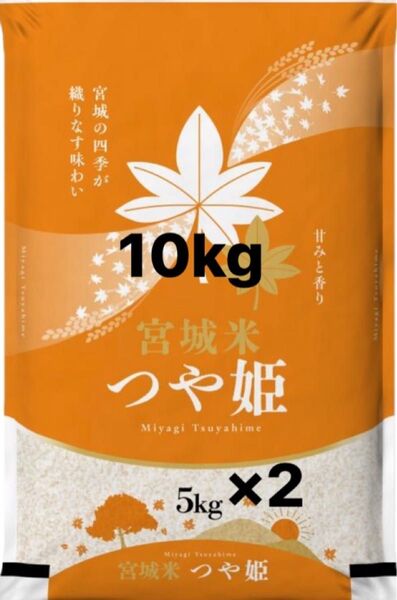 つや姫 宮城県産 10kg 5kg×2袋 一等米 白米 米 令和6年産 精米時期5月上旬