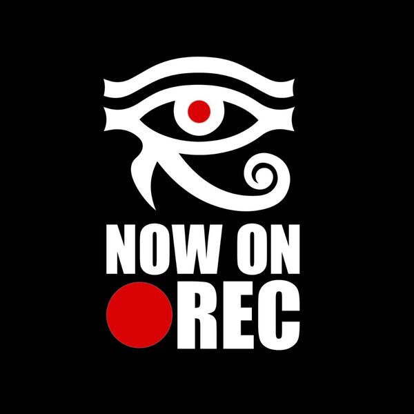 NOW ON REC ラーの目 ホルスの目 ドラレコステッカー 切文字ステッカー