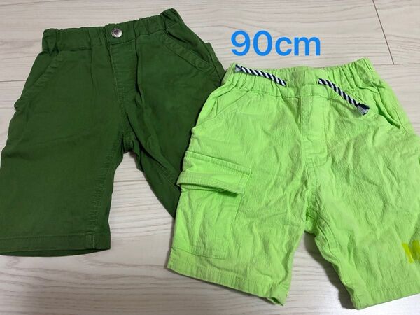 ムージョンジョン ハーフパンツ ズボン 短パン 90cm 半ズボン