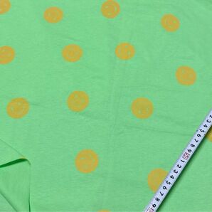 1枚限定 売り切り価格 スマイリー Tシャツニット 生地