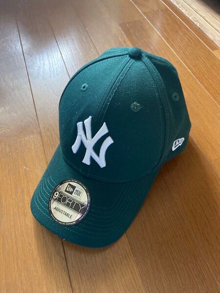 NEWERA ニューエラ 9FORTY ・ヤンキース キャップ グリーン 美品