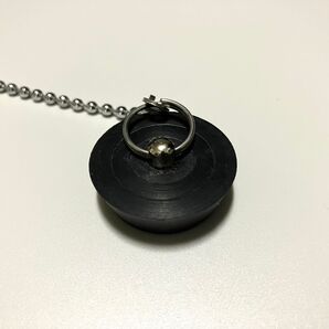 ゴム栓 チェーン・固定ネジ付き