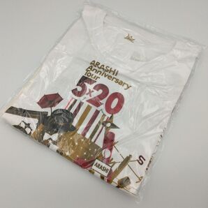 嵐◆ARASHI Anniversary Tour 5×20 Tシャツ(白) 開封済み