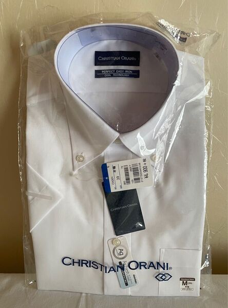 クリスチャンオラニ CHRISTIAN ORANI ワイシャツ M ホワイト 未使用