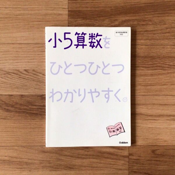 小5算数をひとつひとつわかりやすく 参考書