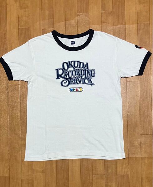 美品 奥田民生 OKUDA Recording Service リンガーTシャツ
