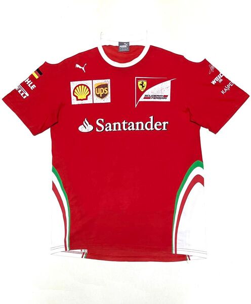 PUMA Ferrari Tシャツ F1 Santander Lサイズ