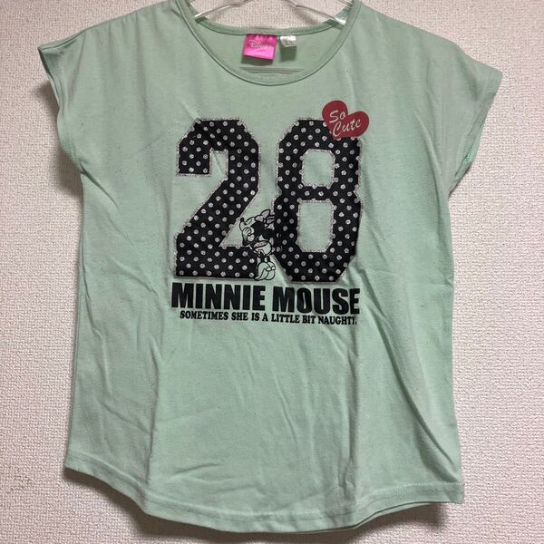 ミニーマウス半袖Tシャツ140cm