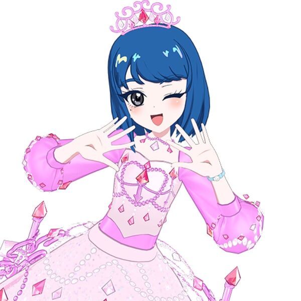 アイプリ アイプリバース バース フルコーデ ロマンスシャンデリアピンク