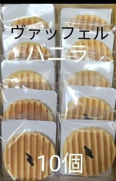 焼菓子 ヴァッフェル バニラ 10個【アウトレット品】
