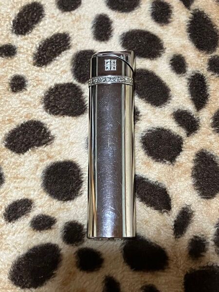 3 ジャンク ジバンシー GIVENCHY ガスライター 着火不可 ガス漏れ有り シルバー タバコ たばこ 煙草 喫煙グッズ