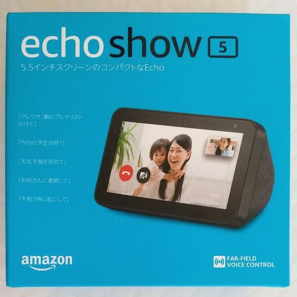 【新品】 Amazon Echo Show 5 スマートディスプレイ with Alexa チャコール エコーショー5