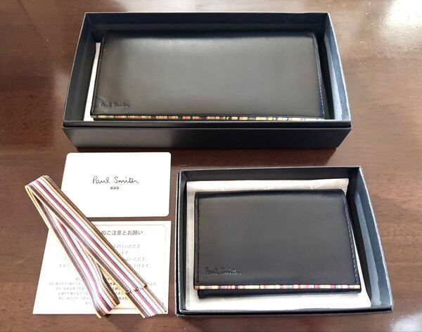 Paul Smith 財布 名刺入れセット 長財布 カードケース ブラック