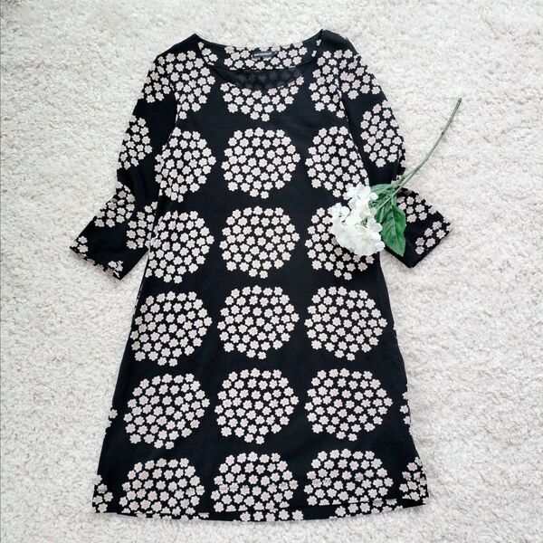 marimekko マリメッコ プケッティ チュニック ワンピース 黒