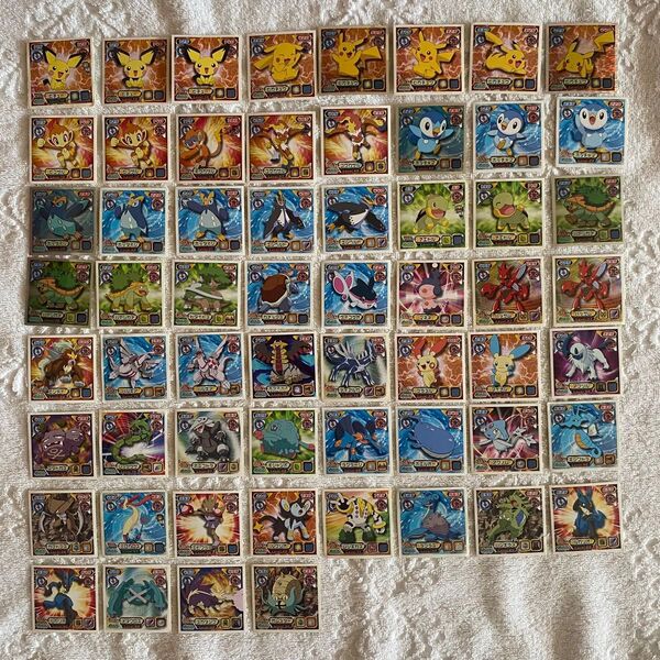 ポケモン シール列伝 60枚 キラキラシール6枚含む ポケットモンスター