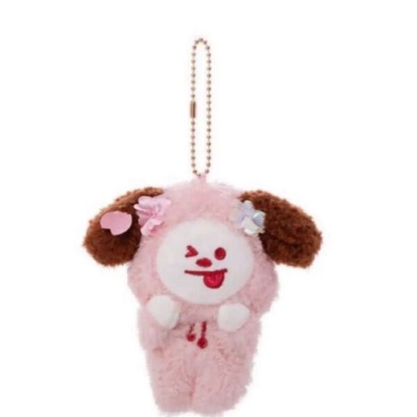 BT21 ぬいぐるみ マスコット SAKURA CHIMMY チミー キーホルダー サクラ 桜 ピンク BTS ジミン JIMIN