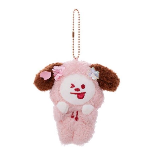 BT21 ぬいぐるみ マスコット SAKURA CHIMMY チミー キーホルダー サクラ 桜 ピンク BTS ジミン JIMIN