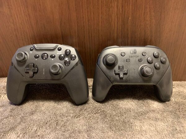 Nintendo Switch Proコントローラー スイッチ プロコン 純正品、互換品 各1個 ニンテンドースイッチ