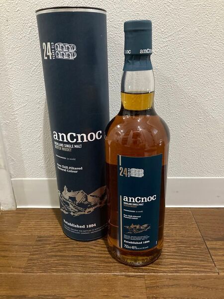 新品未開栓 アンノック 24年 ancnoc 750ml ウイスキー スコッチウイスキー シングルモルト
