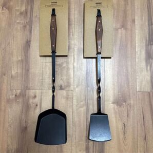 ベアボーンズ グリルスパチュラ 炭シャベル 2点セット 新品未使用 薪ストーブ BBQ バーベキュー アイアン