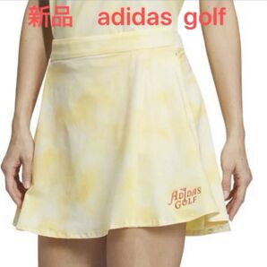 新品タグ付 adidas golf アディダス ゴルフウエア レディース ストレッチ サーキュラースカート スコート L