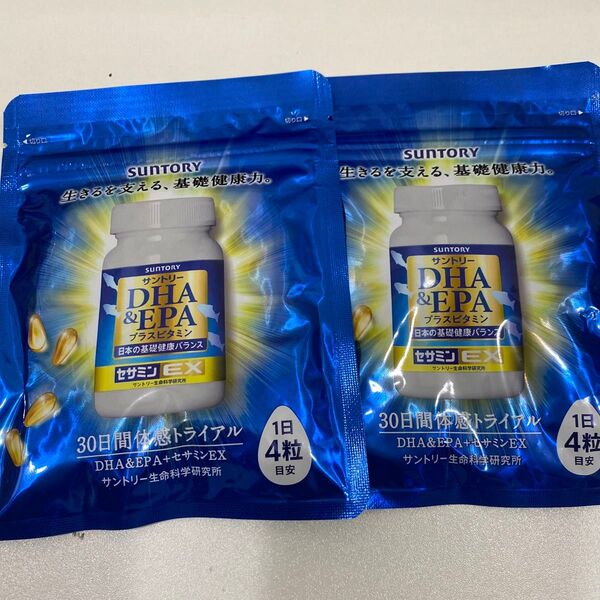【新品未使用未開封】サントリー DHA&EPAプラスビタミンセサミンEX 30日分(120粒)