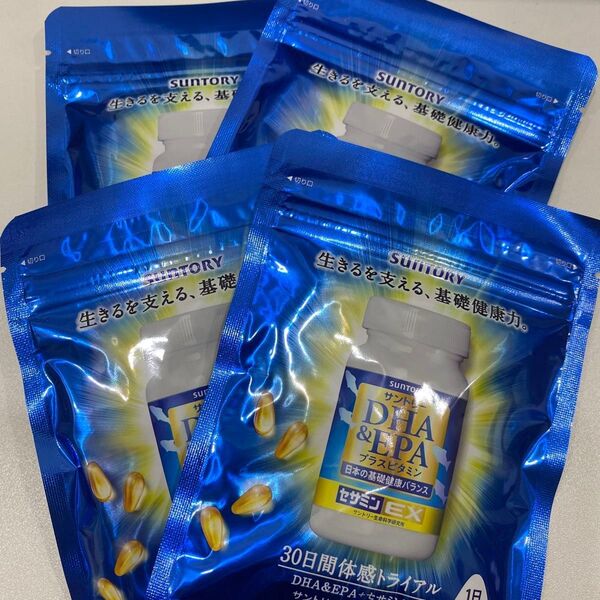 DHA&EPA+セサミンEX サントリー 1袋30日分×4袋