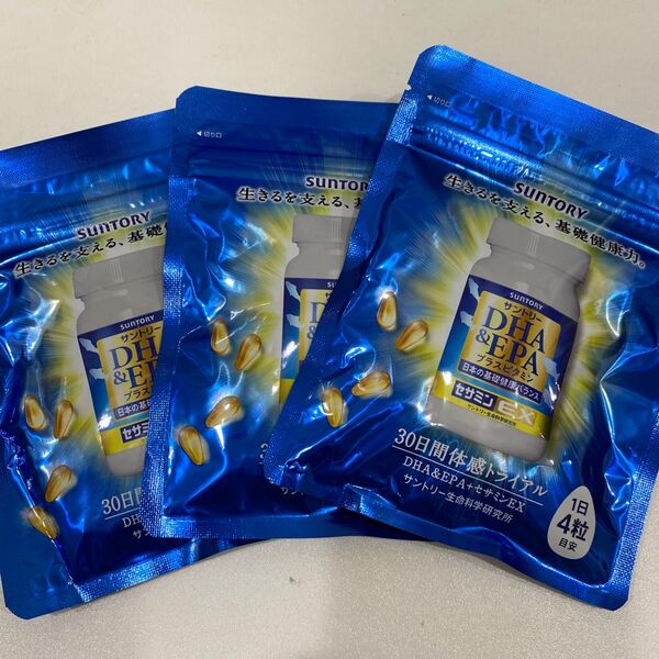 サントリー DHA&EPA+セサミンEX 120粒 3袋