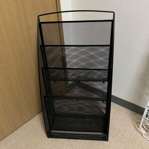 マガジンラック マガジンシェルフ ブラック tower好きな方 メッシュ ファイル 金属 ブックシェルフ 収納