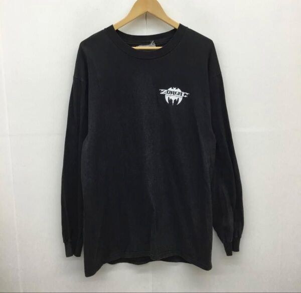used clothes ユーズドクロージング 長袖 Tシャツ T Shirt ZORLAC 90's Logo Print