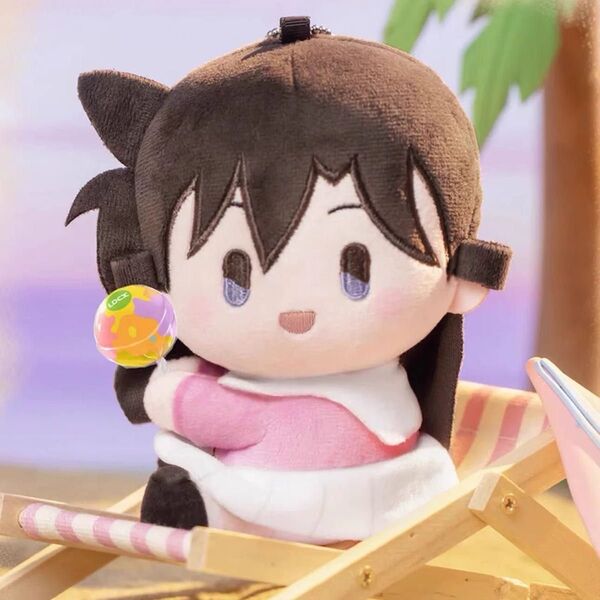 名探偵コナン 中国限定 上海 毛利蘭 夏日ver ぬいぐるみ 人形 個別カード付き