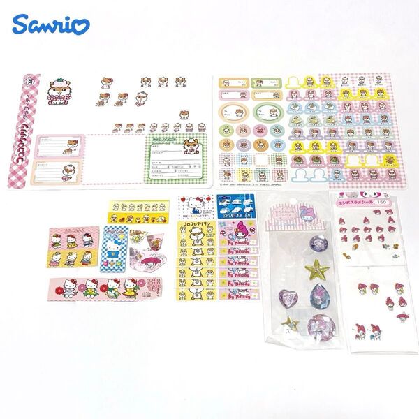 サンリオキャラクター シール各種 まとめ売り 平成レトロ 当時物 希少