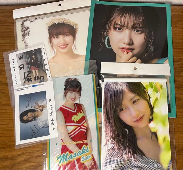 佐藤優樹 卒業メモリアルフォトブック/クリアファイル/壁掛けポスター/限定写真の6点セット モーニング娘。'19