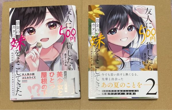 友人に500円貸したら借金のカタに妹をよこしてきたのだけれど、俺は一体どうすればいいんだろう 1巻 2巻