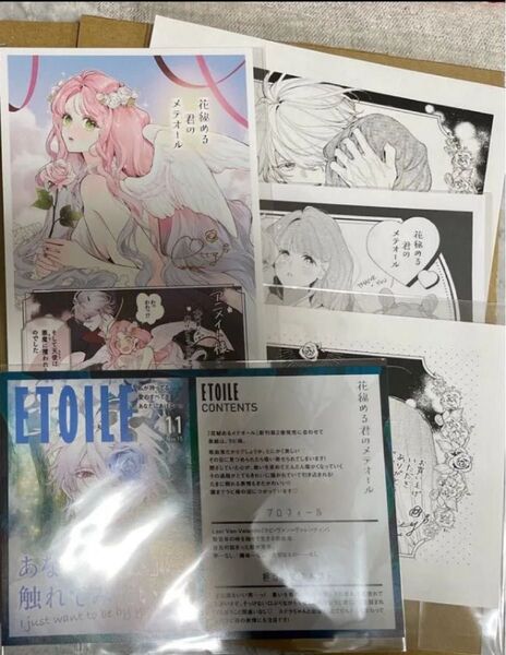花秘める君のメテオール 特典イラストカード メッセージペーパー