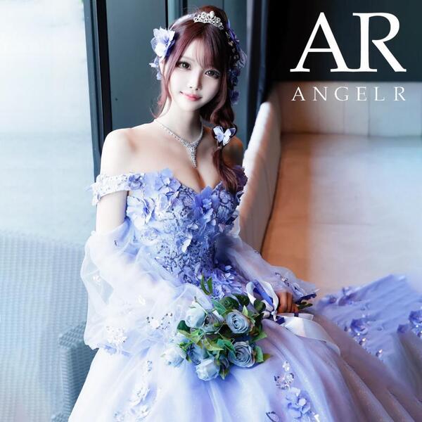 【おまけティアラ付き】AngelR エンジェルアール プリンセスドレス バースデー ウェディング キャバドレス