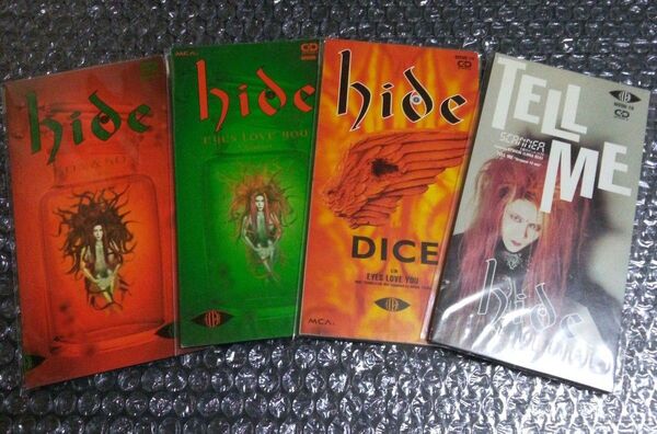 hide 初期8cmCDシングル 4枚セット
