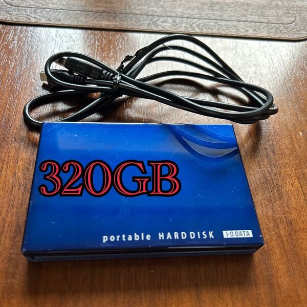 I-O DATA アイ・オー・データ HDPC-U320K USB2.0/1.1対応 外付けポータブルハードディスク「カクうす」